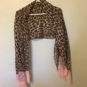 Cheetah scarf
